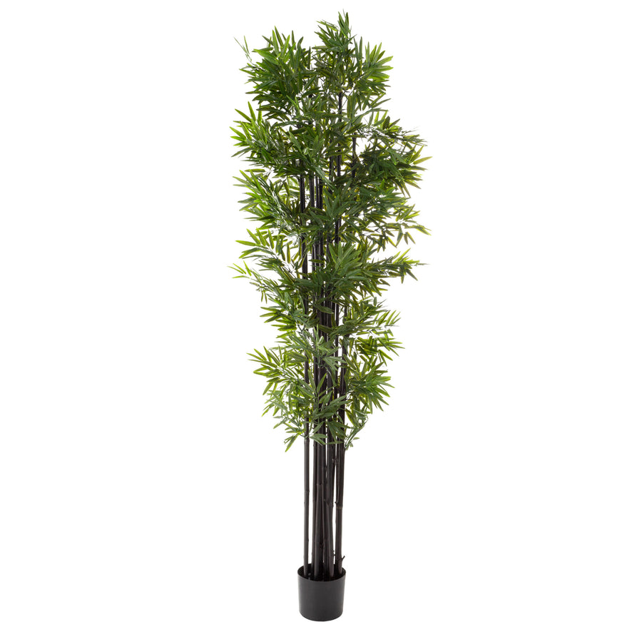 72 Inch Faux Bamboo Tree Plant Indoor Decor Adjustable Leaves Artificial Greenery Image 1