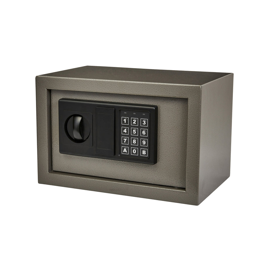 Digital Safe Box Steel Lock Box Keypad Override Keys Protects Valuables 12 x 8 x 8 Image 1