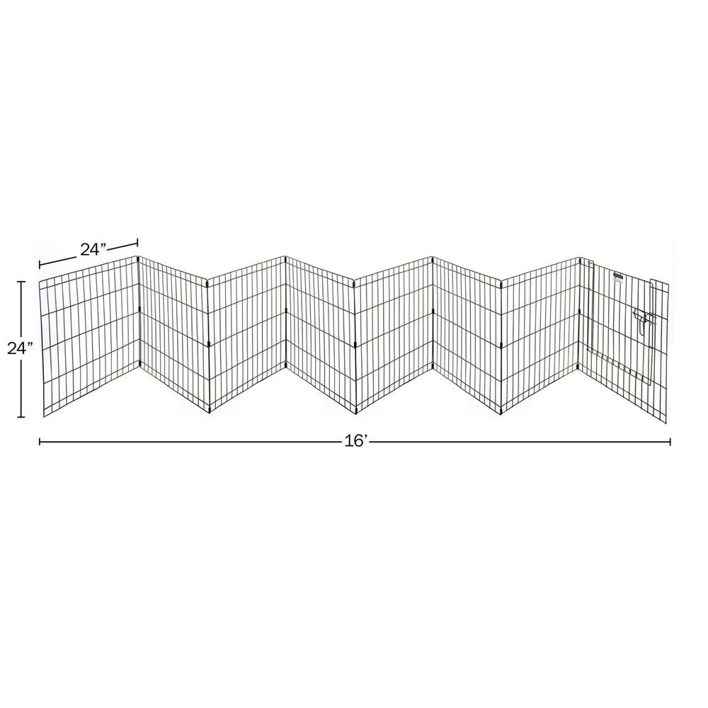 Pet Trex 24" Playpen for Small Pets Dogs Eight 24" Wide x 24" High Panels Image 2