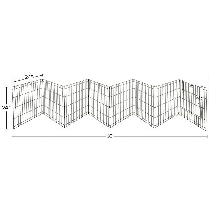 Pet Trex 24" Playpen for Small Pets Dogs Eight 24" Wide x 24" High Panels Image 2