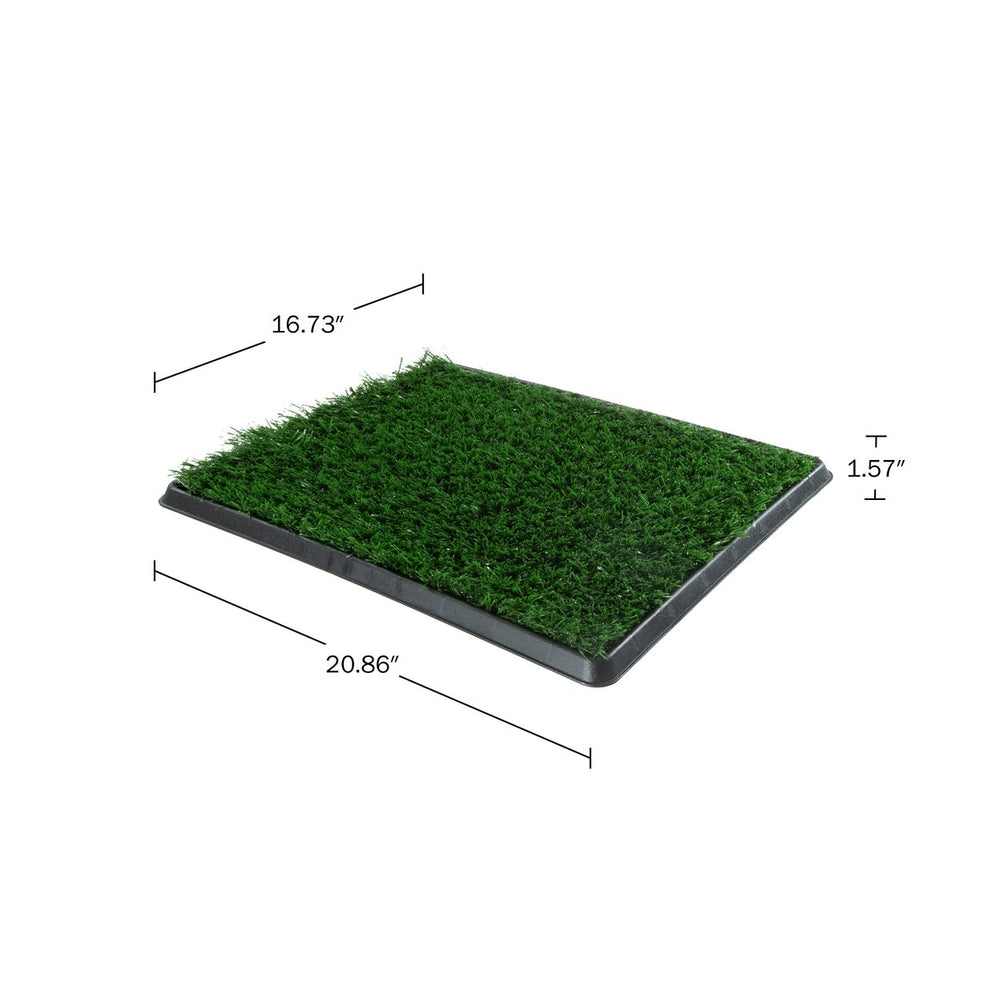 Artificial Grass Dog Pee Pad 6x20 Indoor Outdoor Training Potty Tray Green Image 2