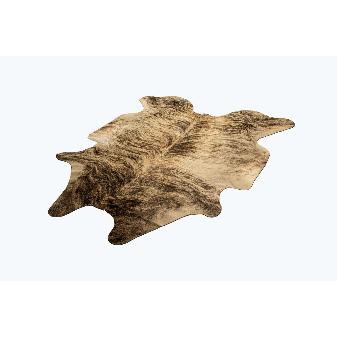 Kobe Cowhide Rug Natural 5x7 Handmade Brazilian Soft Shed-Free Image 3