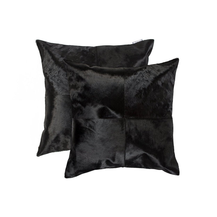 Natural Torino Cowhide Pillow 18x18 Indian Cowhide 1-Piece Image 9