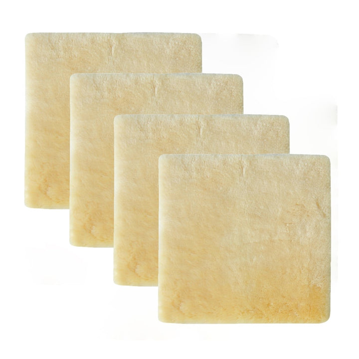 Natural Medical Classic Sheepskin Chair Pad  4-Piece  17"x17" Image 1