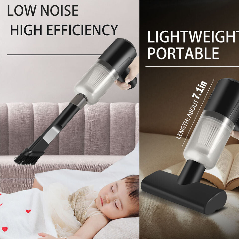 3 in 1 Upgrade Car Vacuum Cleaner Air Suction Wireless Handheld Rechargeable Image 8