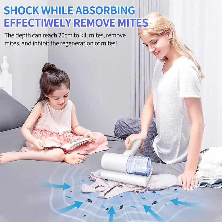 Effective Handheld Mite Remover Home Bed UV Mattress Vacuum Cleaner Image 3