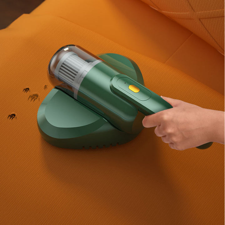 Handheld Wireless UVC Dust Mite Vacuum Remover Cleaner for Bedding Sofa Mattress Image 6