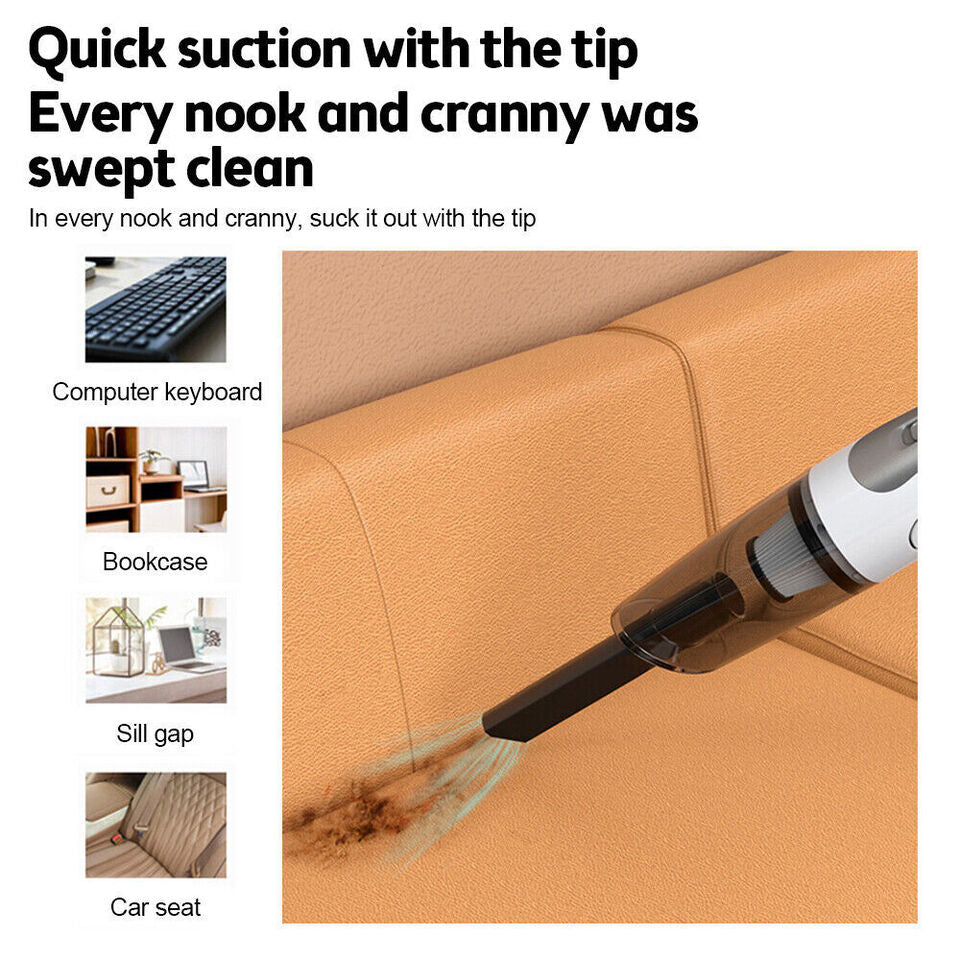 Mini Portable Handheld Cordless Vacuum Buster Home and Car Dust Cleaning Cleaner Image 3