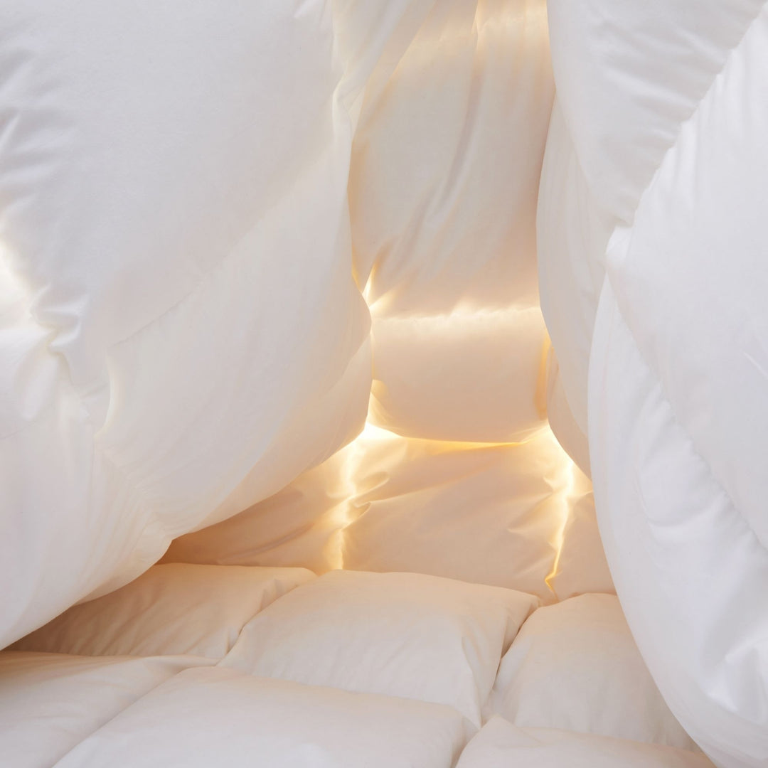 800 Fill Power European White Down Comforter-Heavy Weight Comforter for Cold Winter Image 4
