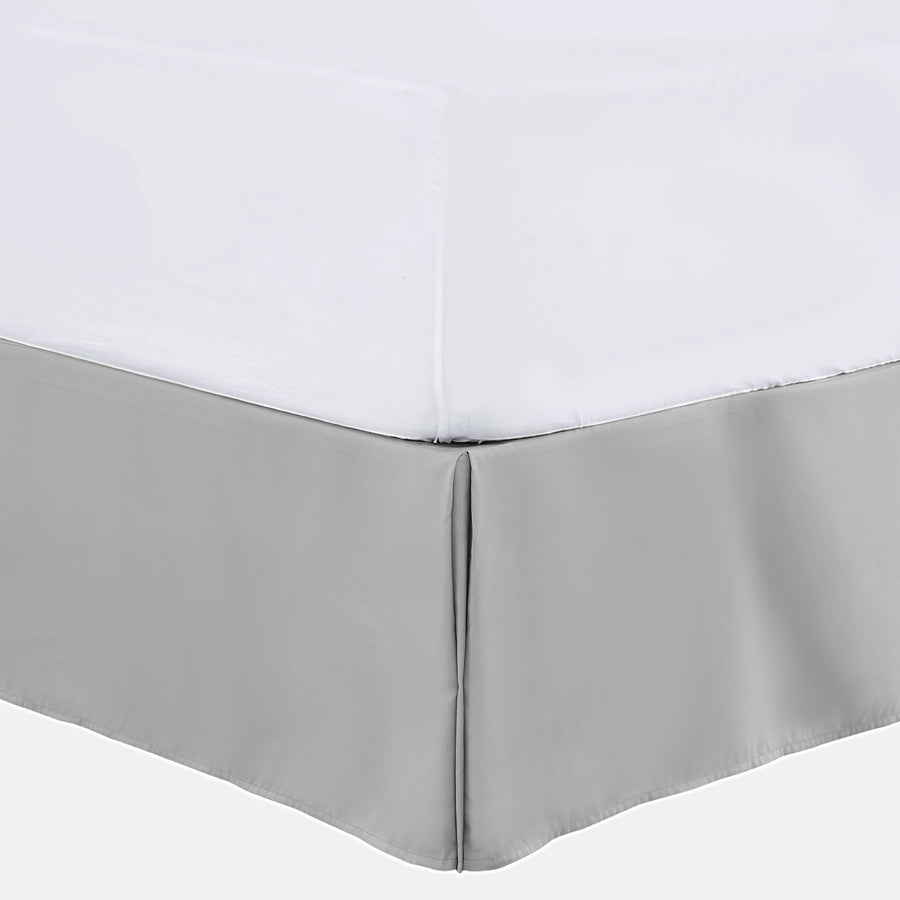Bed Skirt Long Staple Fiber - Durable and Quadruple Pleated Image 1