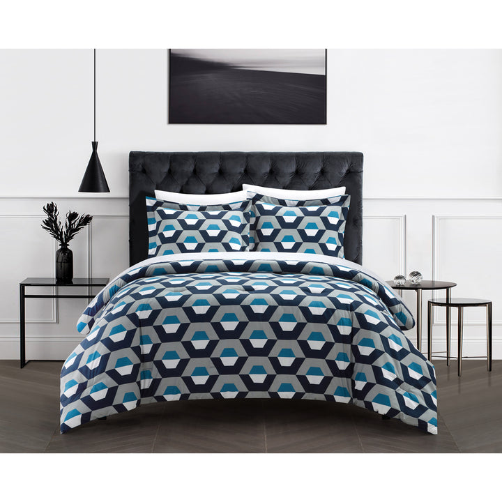 3 or 2 Piece Duvet Cover Set Print Design with Zipper Closure Image 7