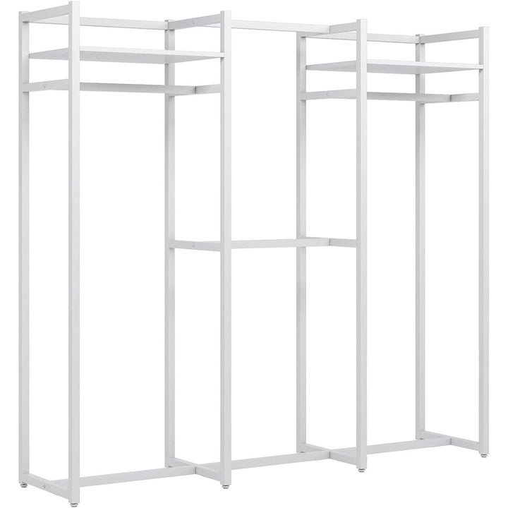 Tribesigns Heavy Duty Garment Rack Portable Clothes Organizer with Shelves Image 4