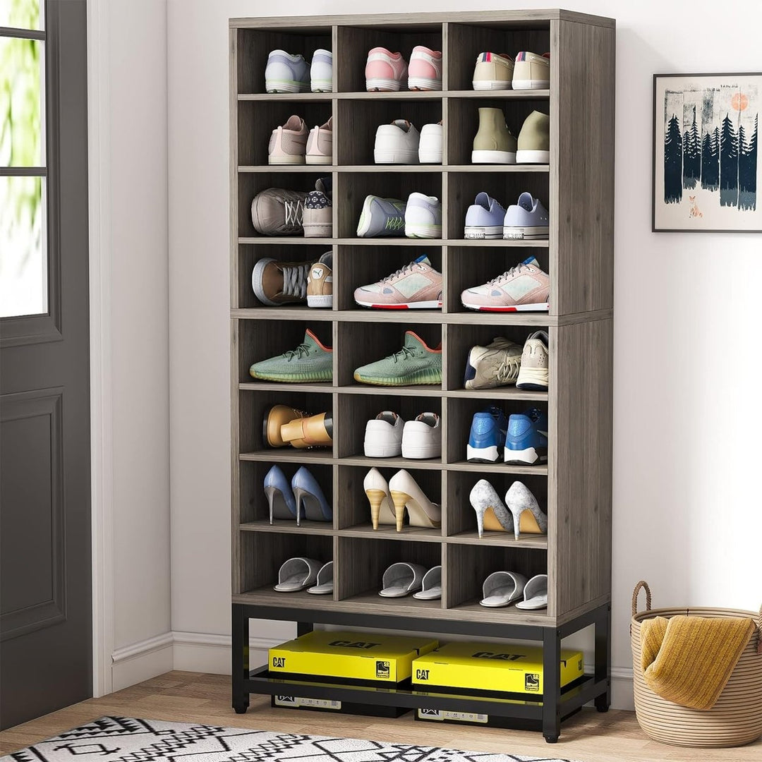 Tribesigns Shoe Cabinet, 9-Tier Freestanding Shoe Storage Rack