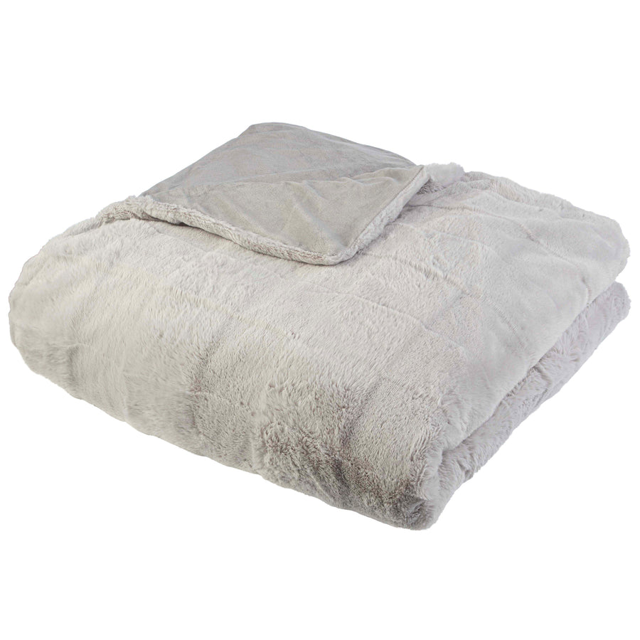 Faux faux Blanket - 60x80-Inch Queen Size Throw Blanket with Plush Faux faux Front and Mink faux Back - Bedding for Image 1