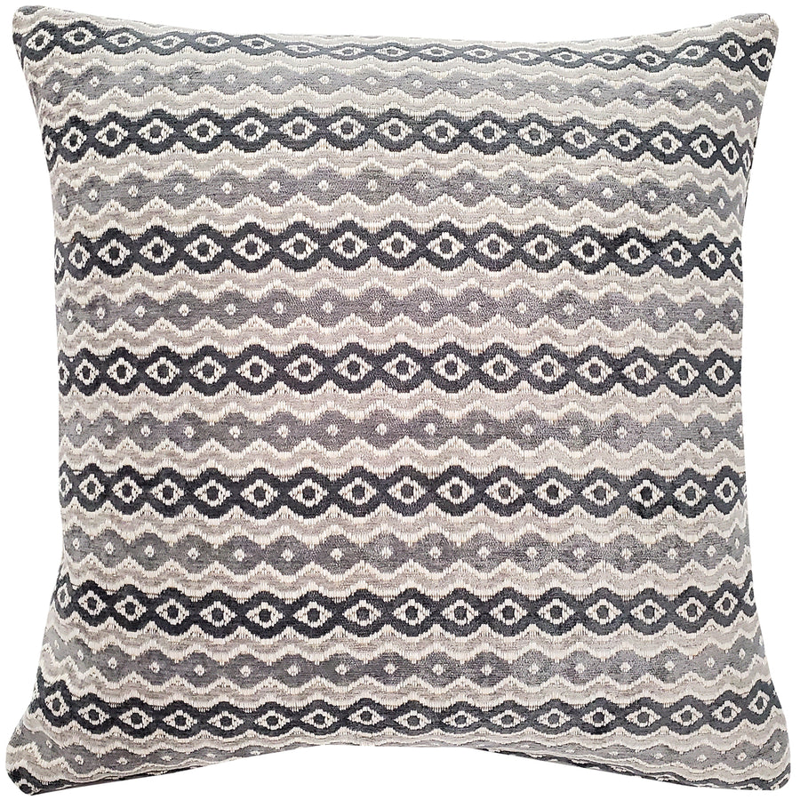 Gazing Foundry Gray Throw Pillow 17x17, with Polyfill Insert Image 1