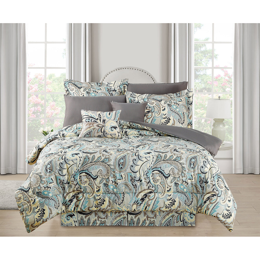 Kathy Ireland 10 Piece Bed in a Bag Comforter Set Queen or King Ultra Soft Image 2