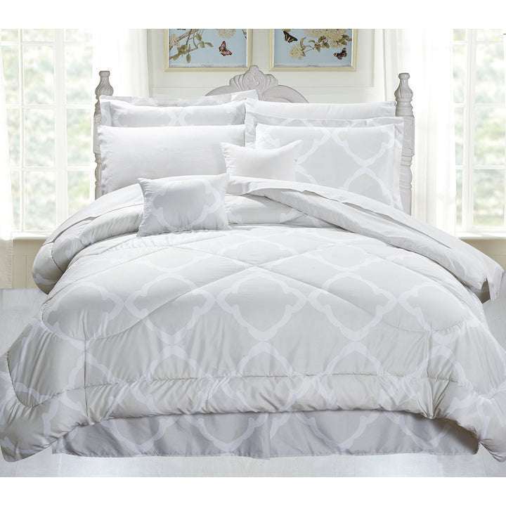 Kathy Ireland 10 Piece Bed in a Bag Comforter Set Queen or King Ultra Soft Image 4