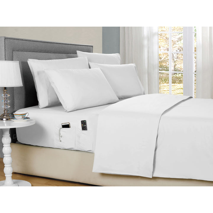 Kathy Ireland 6-Piece Smart Sheet Sets w/ Side Pocket Image 6