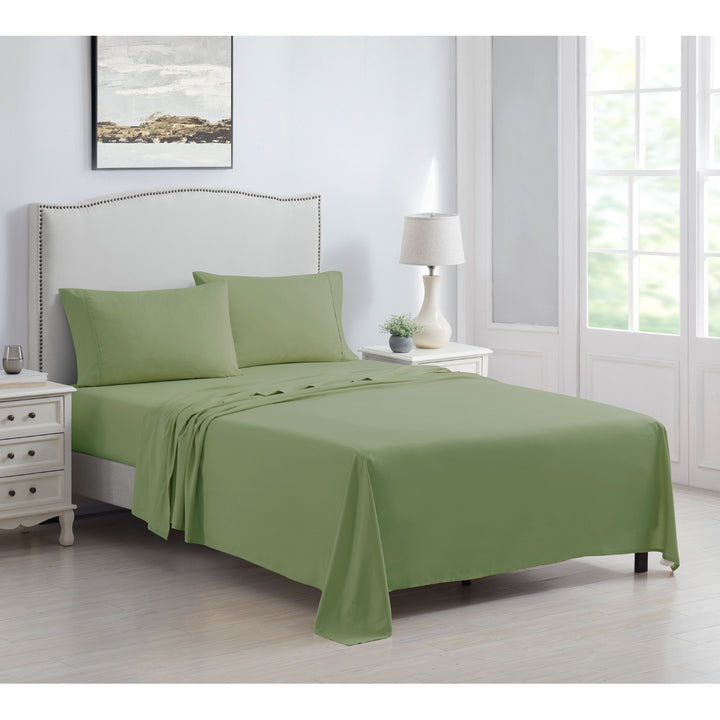 Kathy Ireland Brushed Microfiber 4 Piece Sheet Set Twin Queen King Colors Available Image 4