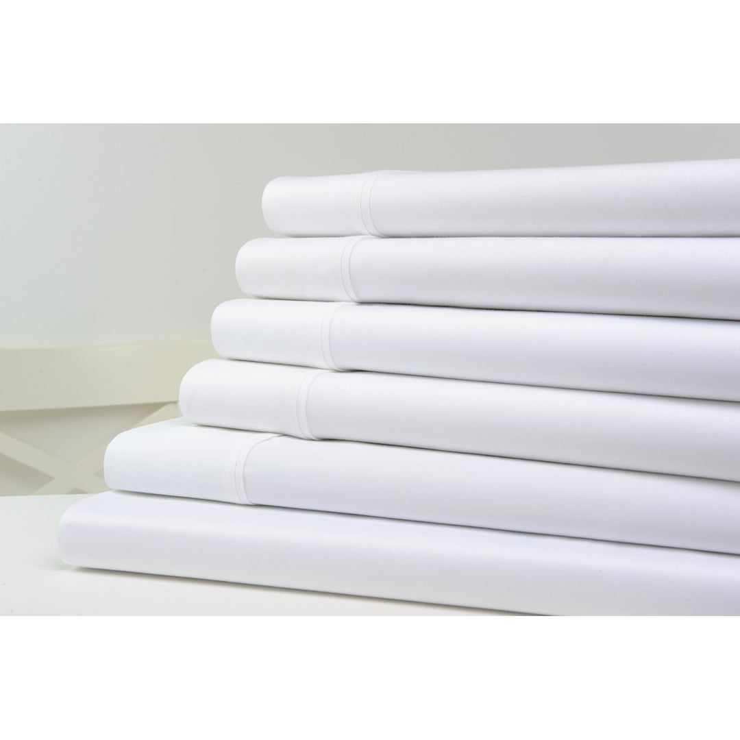 Kathy Ireland 1200 Thread Count Cotton Rich Sheet Set Queen Grey 6 Pieces Image 1