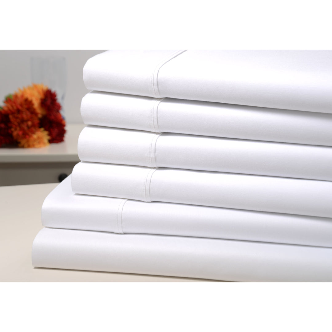 Kathy Ireland 1500 Thread Count Bamboo Cotton 6 pc Sheet Set Image 2