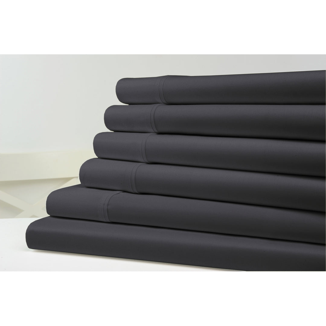 Kathy Ireland 1500 Thread Count Bamboo Cotton 6 pc Sheet Set Image 4