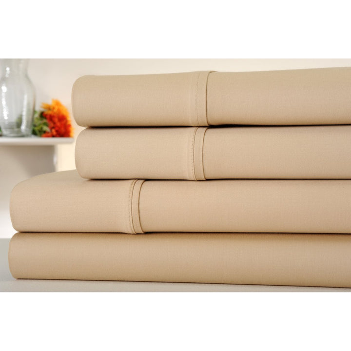 Luxury Home 1000 Thread Count Sateen Cotton Sheet Set Image 1
