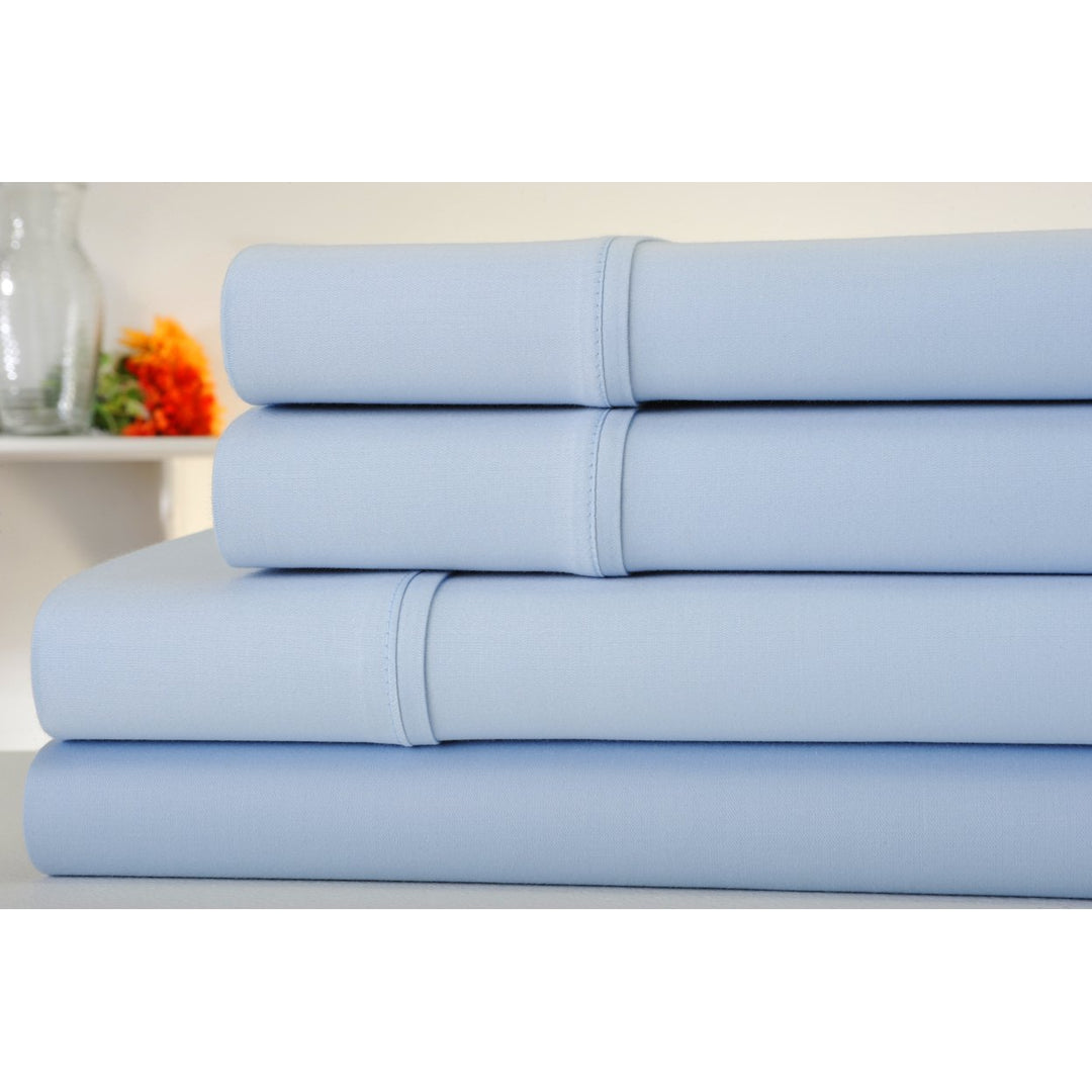 Luxury 1000 Thread Count Sateen Cotton Sheet Set in Various Colors Twin to King Image 1