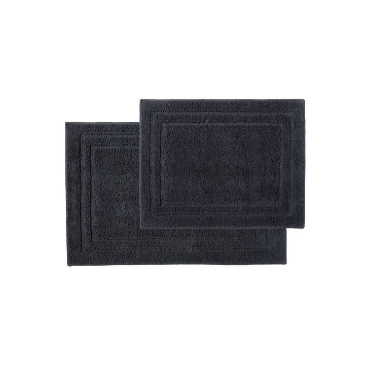 Bibb Home 2 Piece Microfiber Shag Bath Mat Set Image 3