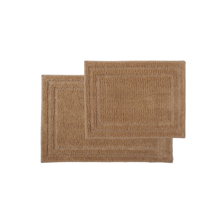 Bibb Home 2 Piece Microfiber Shag Bath Mat Set Image 5