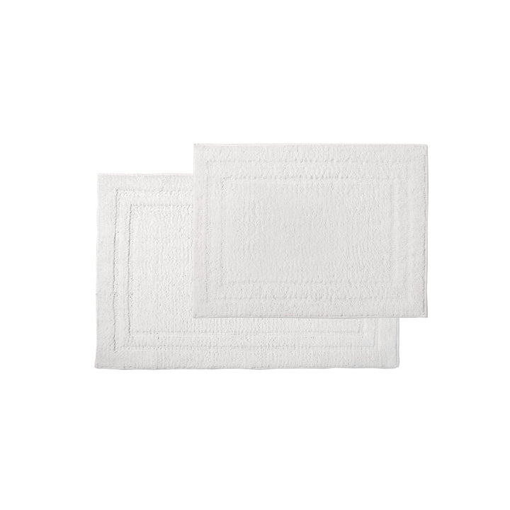 Bibb Home 2 Piece Microfiber Shag Bath Mat Set Image 6