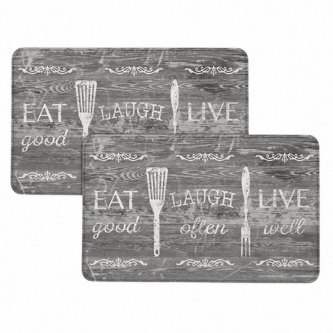 Bibb Home Anti Fatigue Foam Oversized Kitchen Mat Image 9