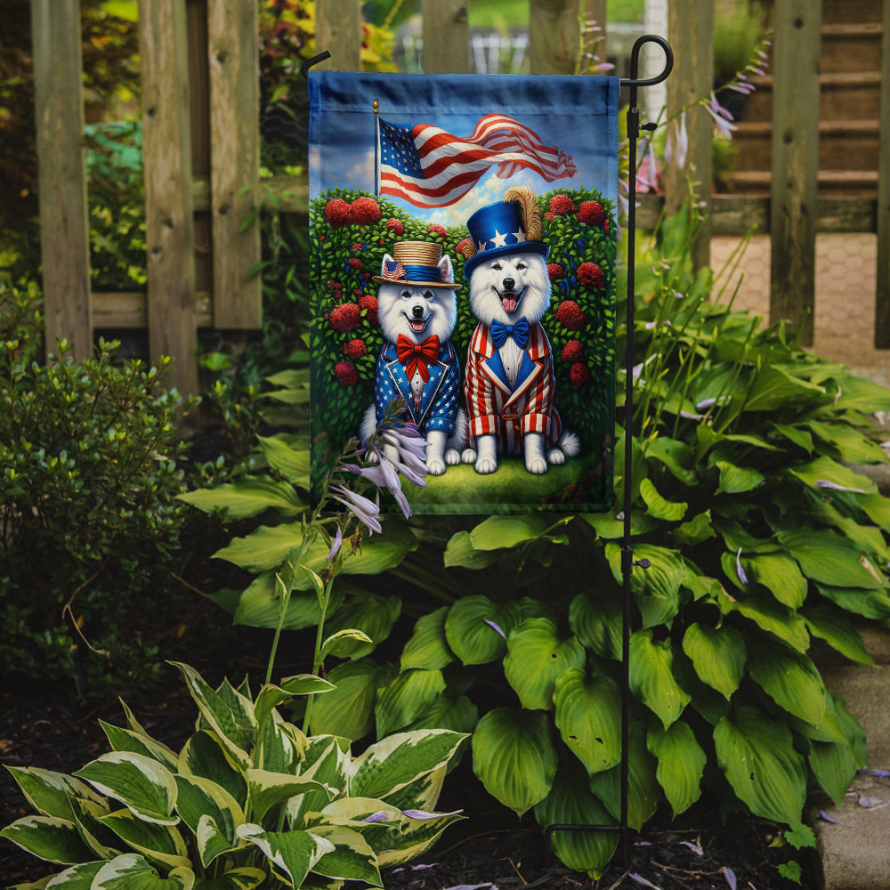 All American American Eskimo Garden Flag Image 2