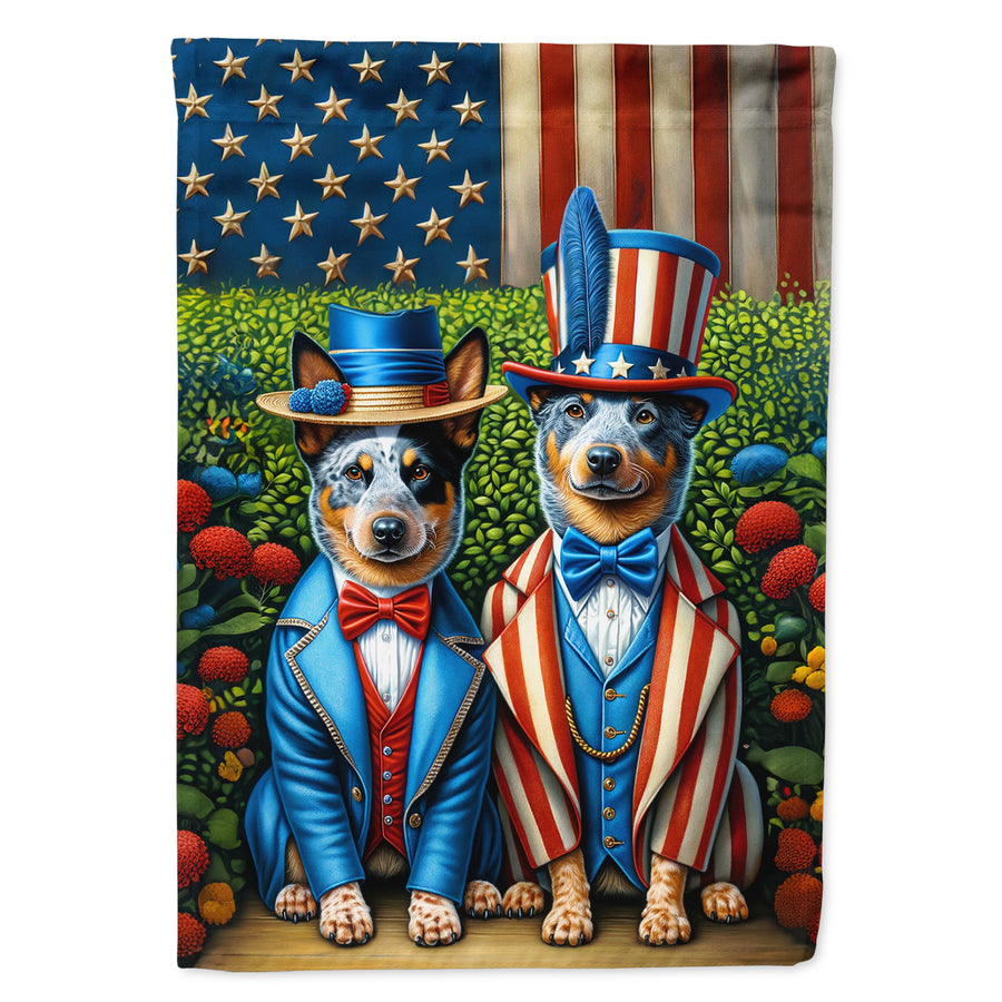 All American Australian Cattle Dog Garden Flag Image 1