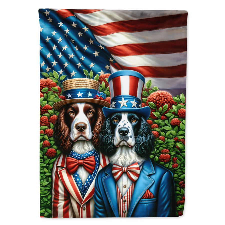 All American English Springer Spaniel Garden Flag Image 1