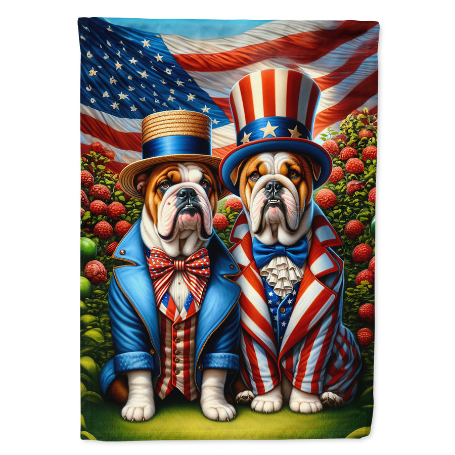 All American English Bulldog Garden Flag Image 1