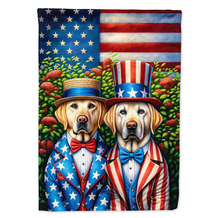 All American Labrador Retriever House Flag Image 1