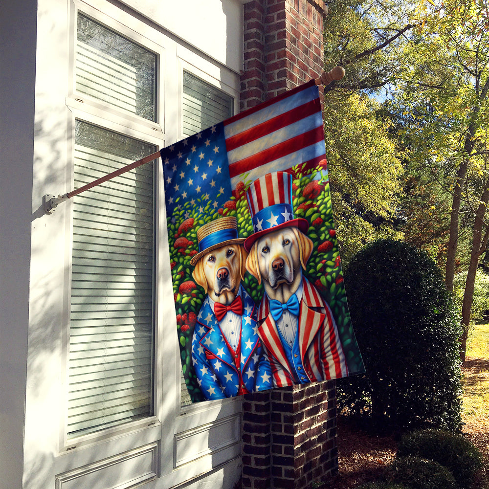 All American Labrador Retriever House Flag Image 2