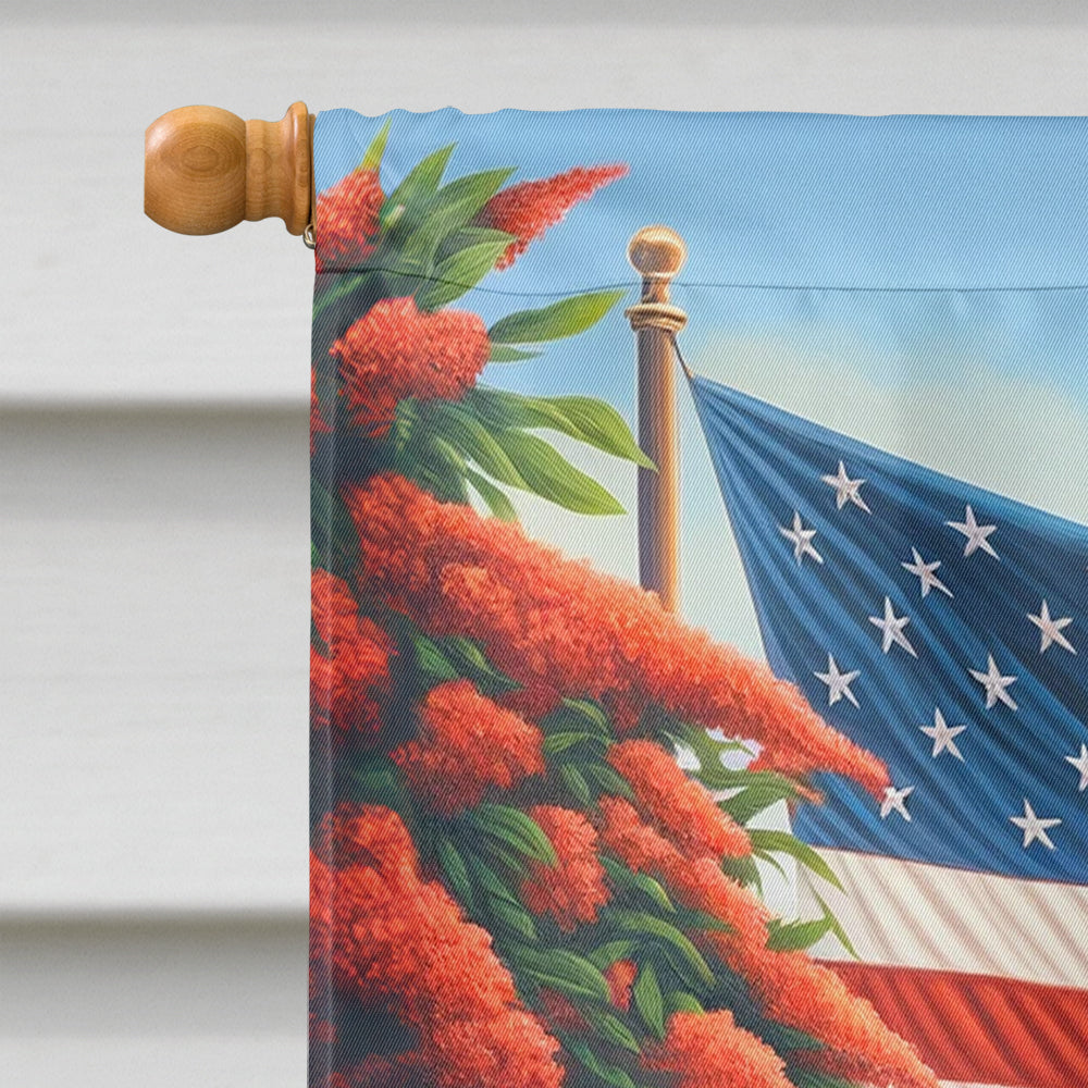 All American Pit Bull Terrier House Flag Image 3