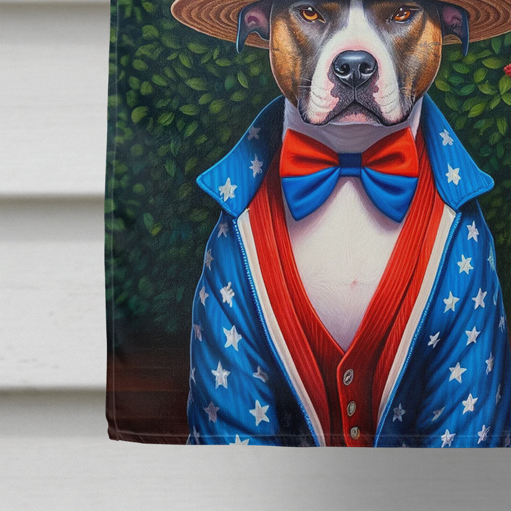 All American Pit Bull Terrier House Flag Image 4