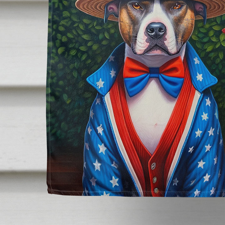 All American Pit Bull Terrier House Flag Image 4