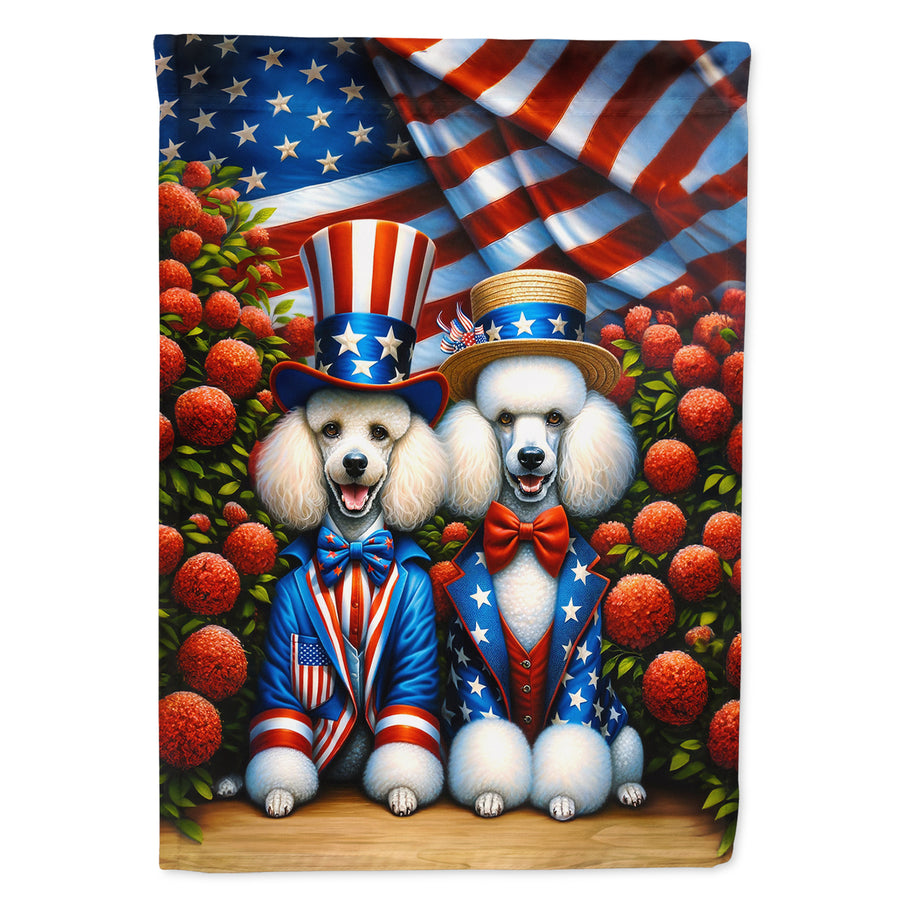 All American Poodle House Flag Image 1