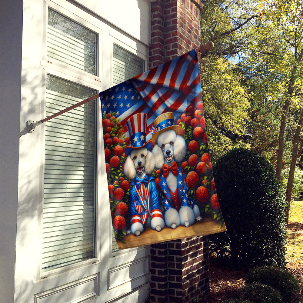 All American Poodle House Flag Image 2