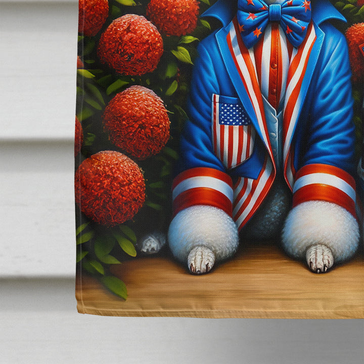 All American Poodle House Flag Image 4