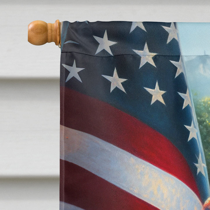 All American Rat Terrier House Flag Image 3