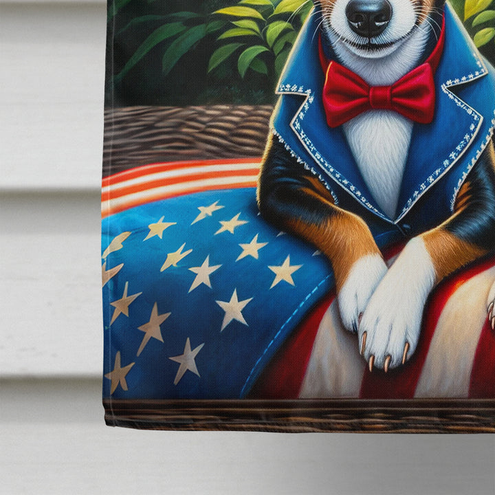 All American Rat Terrier House Flag Image 4