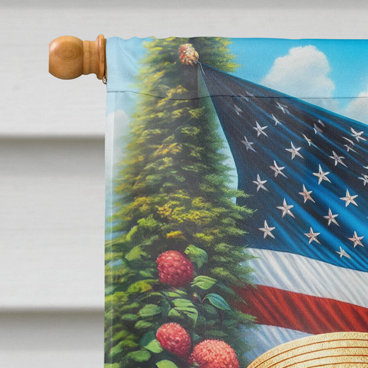 All American Saint Bernard House Flag Image 3