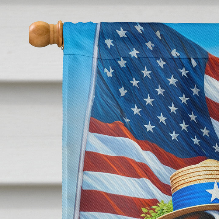 All American Saint Bernard House Flag Image 3