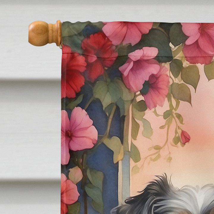 Havanese Two Hearts House Flag Image 3