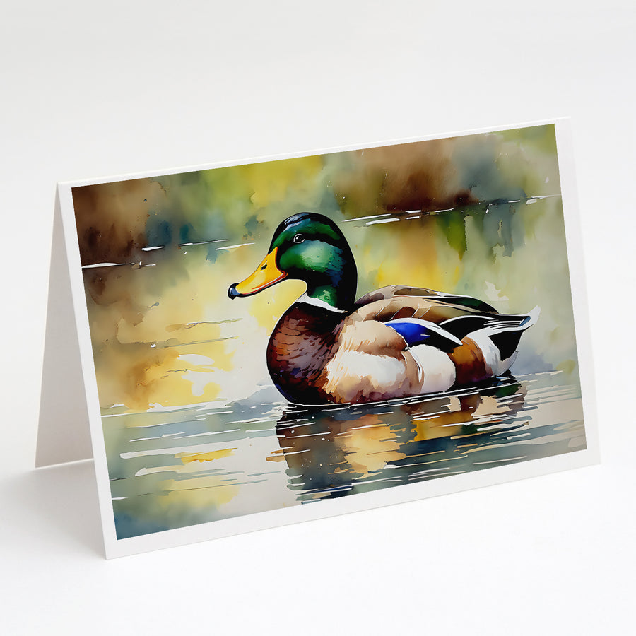 Mallard Greeting Cards Pack of 8 Image 1